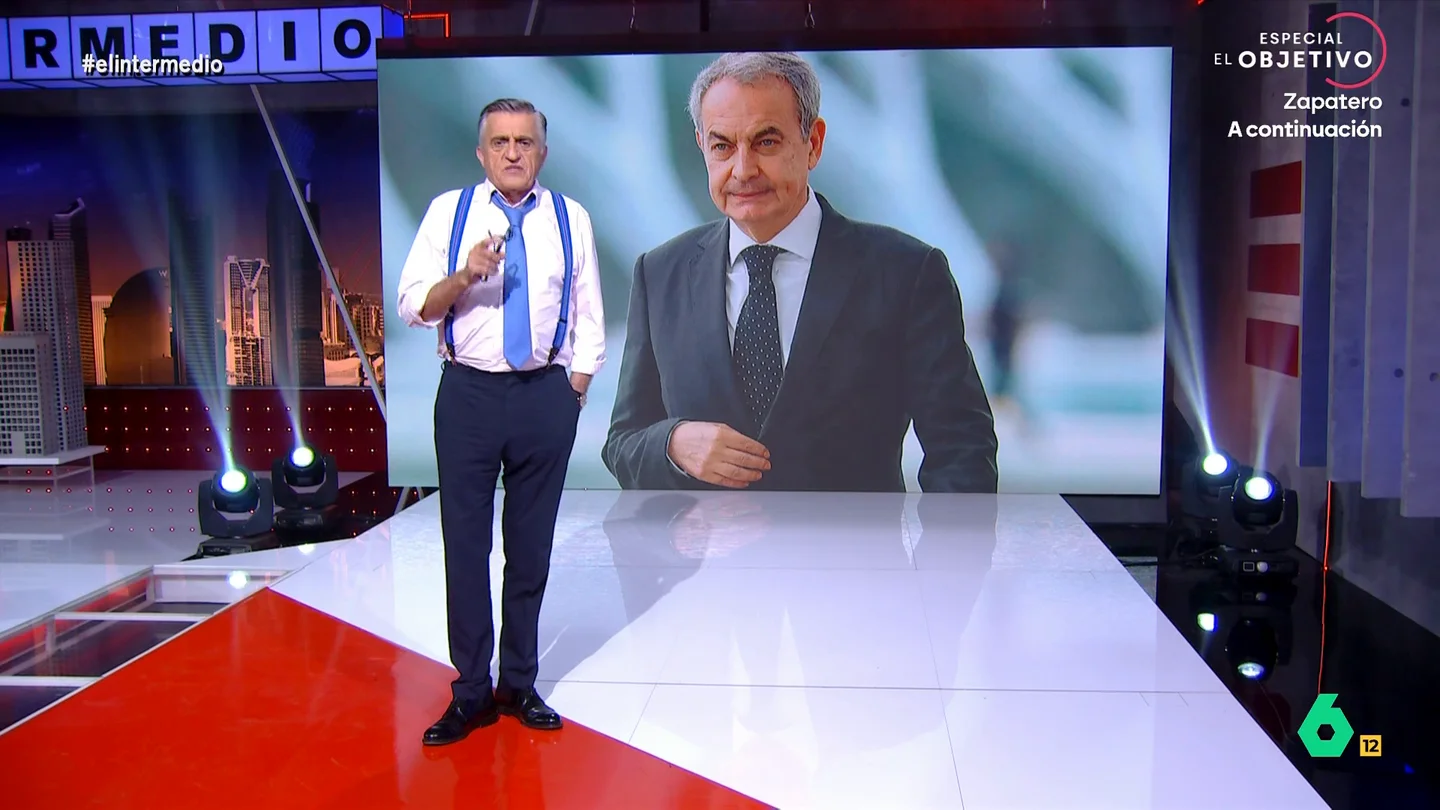 Wyoming apela a la presunción de inocencia tras la imputación de Zapatero: "Debemos tener cautela e informar con rigor" El presentador de El Intermedio se hace eco del auto que vincula al expresidente socialista con una trama de blanqueo de capitales y tráfico de influencias.