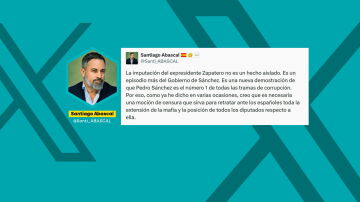 El PP se frota las manos con la imputación de Zapatero y Vox apunta más alto al pedirle una moción de censura que Génova rechaza de plano El PP se frota las manos con la imputación de Zapatero y Vox apunta más alto al pedirle una moción de censura que Génova rechaza de plano