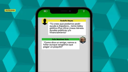 "Vamos a follar aunque tengamos que pagar un poquitín": las palabras del presidente de Plus Ultra a un accionista sobre el posible papel de Zapatero en el rescate "Vamos a follar aunque tengamos que pagar un poquitín": las palabras del presidente de Plus Ultra a un accionista sobre el posible papel de Zapatero en el rescate
