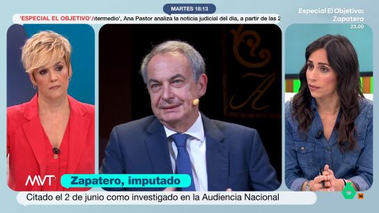 Pilar Velasco analiza la imputaci&oacute;n a Jos&eacute; Luis Rodr&iacute;guez Zapatero por tr&aacute;fico de influencias, organizaci&oacute;n criminal y falsedad documental y asegura que el juez Calama es "muy garantista y muy prudente".