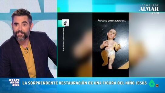 Una cuenta ha decidido compartir en TikTok como est&aacute;n restaurando una figura religiosa, pero, como se puede ver en las im&aacute;genes, el resultado no es el m&aacute;s est&eacute;tico. 