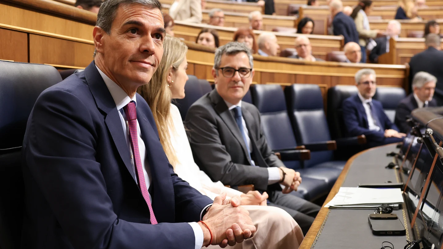 Bancada del Gobierno en la sesión de control en el Congreso de los Diputados Bancada del Gobierno en la sesión de control en el Congreso de los Diputados