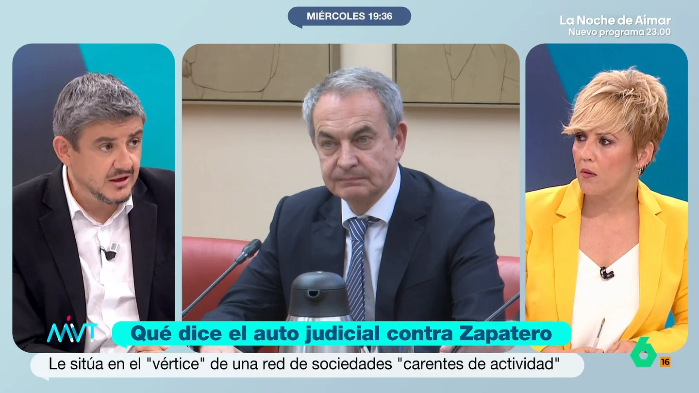 Alfonso Pérez Medina: "Los investigadores tienen claro que Análisis Relevante está íntimamente ligada a Zapatero" "Las alarmas saltaron por los pagos que hace Julio Martínez a José Luis Rodríguez Zapatero y a sus hijas y por la vinculación que, se ve en la investigación, tenía con Análisis Relevante", explica Alfonso Pérez Medina.