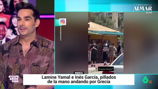 Juan Sanguino analiza en vídeo la imagen de Lamine Yamal y su novia de la mano Juan Sanguino aporta detalles sobre Inés García, la influencer y nueva novia de Lamine Yamal, después de ser pillados paseando de la mano por Grecia.