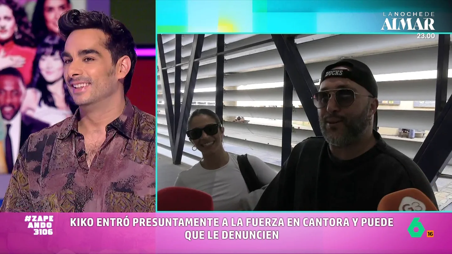 Juan Sanguino lo cuenta todo de la denuncia del dueño de Cantora a Kiko Rivera por allanamiento de morada Juan Sanguino analiza el episodio de la entrada de Kiko Rivera en Cantora tras, presuntamente, romper un cerrojo y arrancar tres garajes, por el que el nuevo propietario de la finca quiere denunciarle por allanamiento de morada.