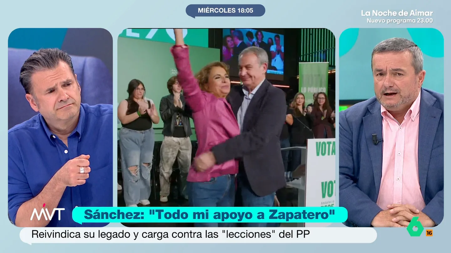 Chema Crespo, sobre Zapatero: "Él tendrá la convicción de que esto tiene que explicarlo y yo solo espero que pueda" El periodista comparte una relación personal con el expresidente socialista y, por ese motivo, confiesa que no cree que puedan ser verdad todos los hechos que se le imputan.
