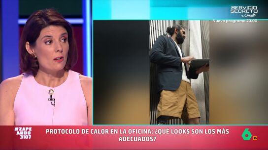 La experta en protocolo y etiqueta considera "fuera de lugar" que se combinen ambas prendas ya que las bermudas son una prenda m&aacute;s adecuada para un ambiente m&aacute;s relajado y la camisa es una prenda elegante. 