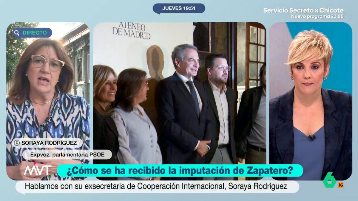 Soraya Rodríguez, secretaria de Estado con Zapatero: 