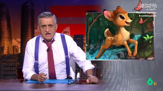 El presentador de El Intermedio ha mostrado c&oacute;mo ha cambiado la opini&oacute;n de los socios de Gobierno del PSOE antes y despu&eacute;s de ver el autor que califica el expresidente socialista como el supuesto l&iacute;der de una trama de tr&aacute;fico de influencias. 