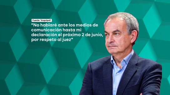 Zapatero dice que no hablar&aacute; ante la prensa hasta que no declare en la Audiencia Nacional "por respeto al juez"