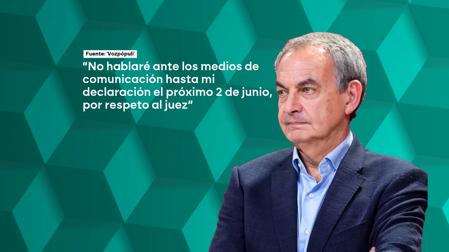 Zapatero dice que no hablará ante la prensa hasta que no declare en la Audiencia Nacional "por respeto al juez" Zapatero dice que no hablará ante la prensa hasta que no declare en la Audiencia Nacional "por respeto al juez"