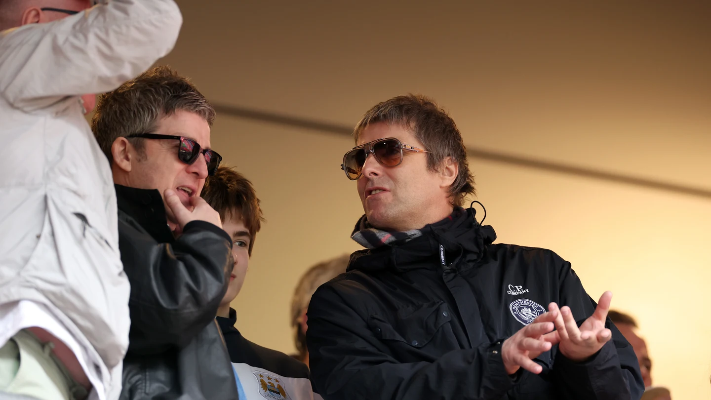 Liam Gallagher, en el Etihad Liam Gallagher, en el Etihad