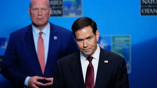 Marco Rubio tras la reunión de la OTAN en Suecia Marco Rubio tras la reunión de la OTAN en Suecia