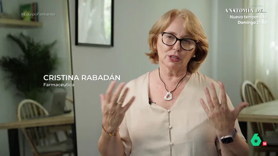 Cristina Rabadán, farmacéutica, explica cómo el marketing del fentanilo acabó fabricando adictos "A principios de los años 2000, en cualquier parte de EEUU, si por ejemplo a un chaval le quitaban las muelas del juicio, el médico le prescribía opioides", afirma Cristina Rabadán, farmacéutica que durante 25 años trabajó en el Departamento de Salud de EEUU.