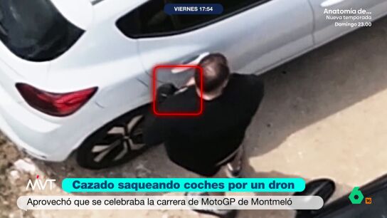Un dron le caza saqueando coches en Montmel&oacute; 
