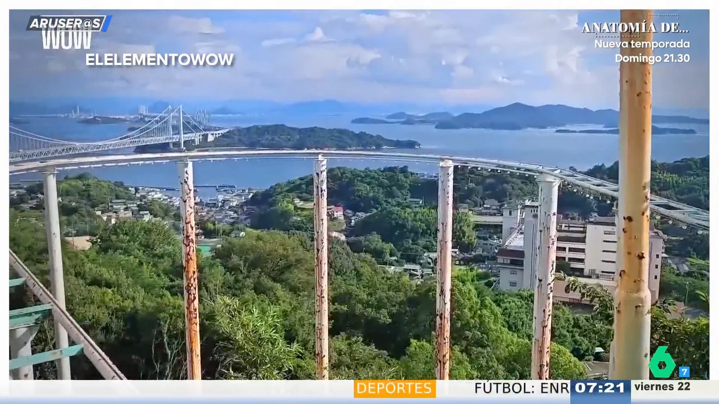 Alfonso Arús, preocupado tras ver un parque de atracciones en Japón: "Juraría que se está jugando la vida" Alfonso Arús, preocupado tras ver un parque de atracciones en Japón: "Juraría que se está jugando la vida"