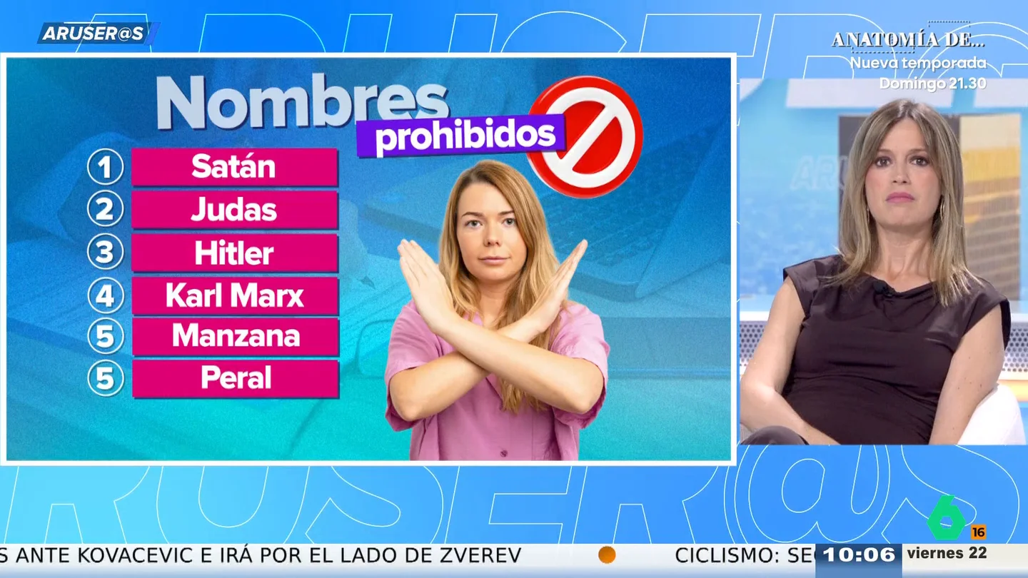 La lista de nombres prohibidos y permitidos en España sorprende en Aruser@s: "no" a Satán, "sí" a Goku La lista de nombres prohibidos y permitidos en España sorprende en Aruser@s: "no" a Satán, "sí" a Goku