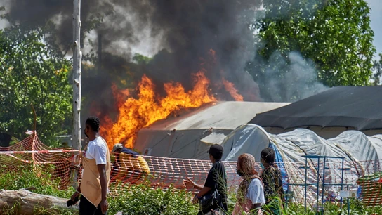 Incendio en un hospital en RDC Incendio en un hospital en RDC