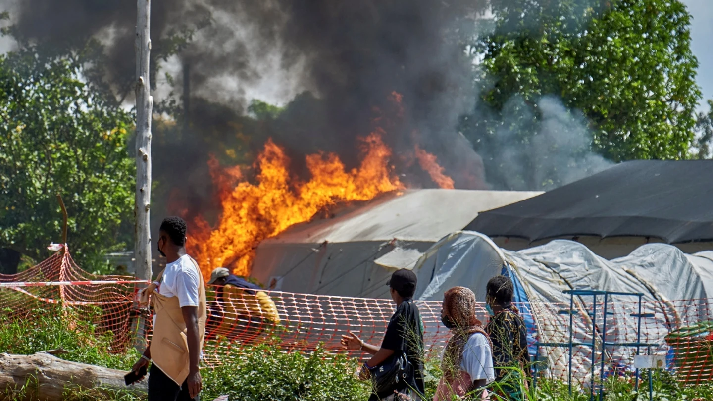 Incendio en un hospital en RDC Incendio en un hospital en RDC