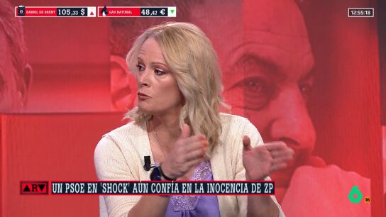 Zaida Cantera cuestiona la imputaci&oacute;n de Zapatero: "Se ha levantado una trama entera a partir de un &uacute;nico mensaje"