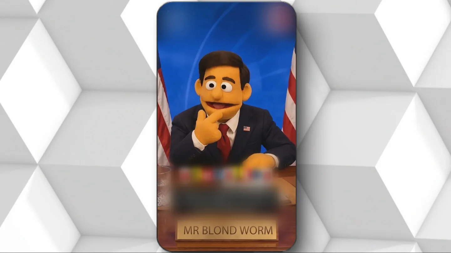 Marco Rubio de teleñeco Marco Rubio de teleñeco