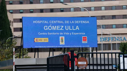 Acceso principal del Hospital Central de la Defensa Gómez Ulla. Acceso principal del Hospital Central de la Defensa Gómez Ulla.