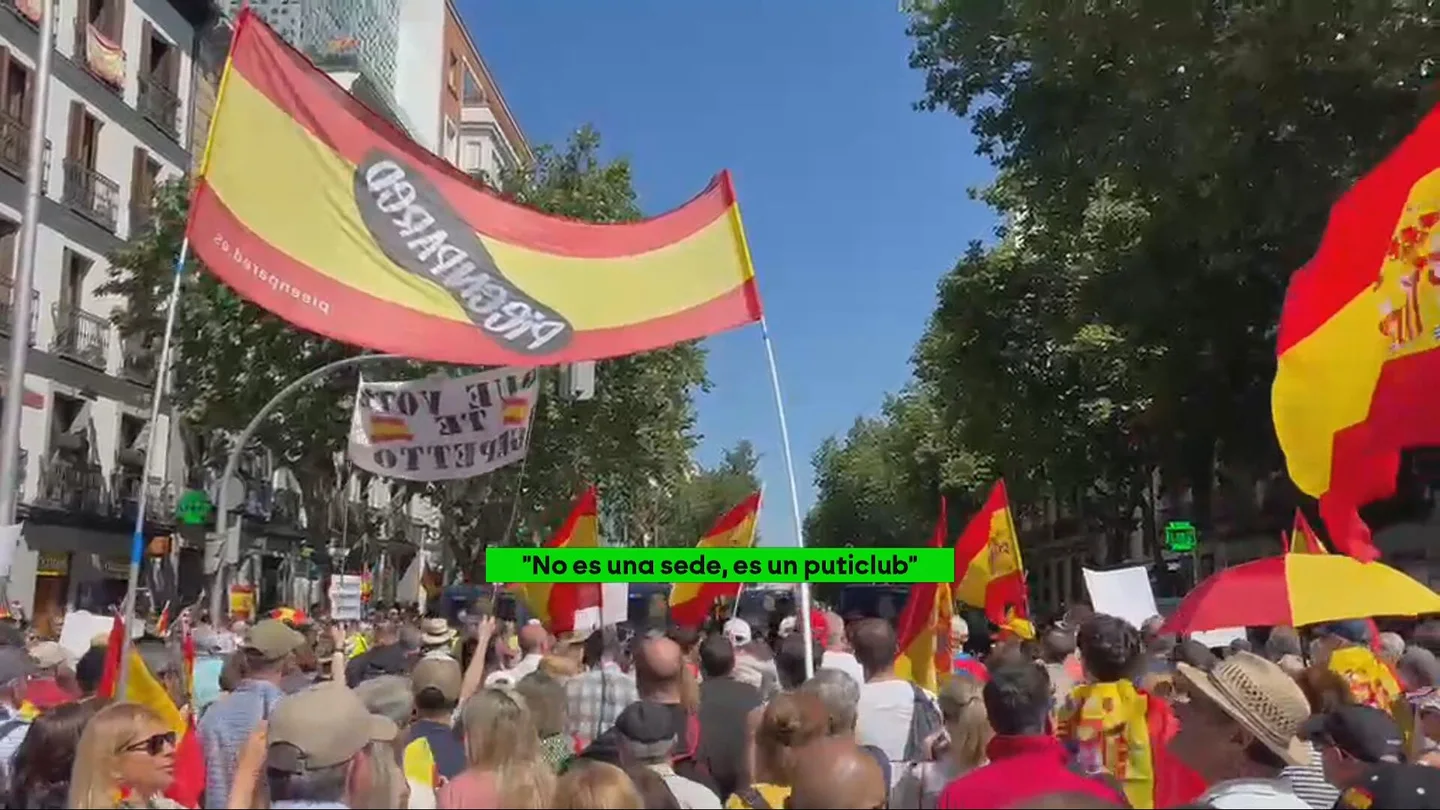 Cánticos en la marcha ultra en Madrid Cánticos en la marcha ultra en Madrid