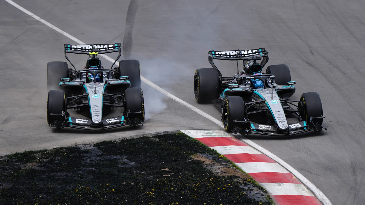 Russell y Antonelli en el GP de Canadá Russell y Antonelli en el GP de Canadá