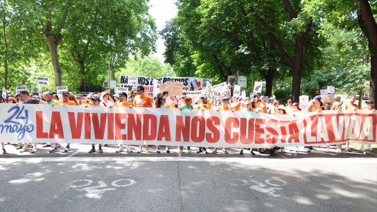 Manifestaci&oacute;n por la vivienda en Madrid