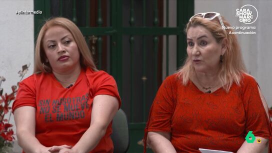 Beatriz y Claudia, trabajadoras del hogar, hablan con Andrea Ropero sobre las peores situaciones que han vivido en las casas donde han trabajado. Explotaci&oacute;n laboral, sin contrato ni cotizar a la Seguridad Social y con jornadas abusivas.