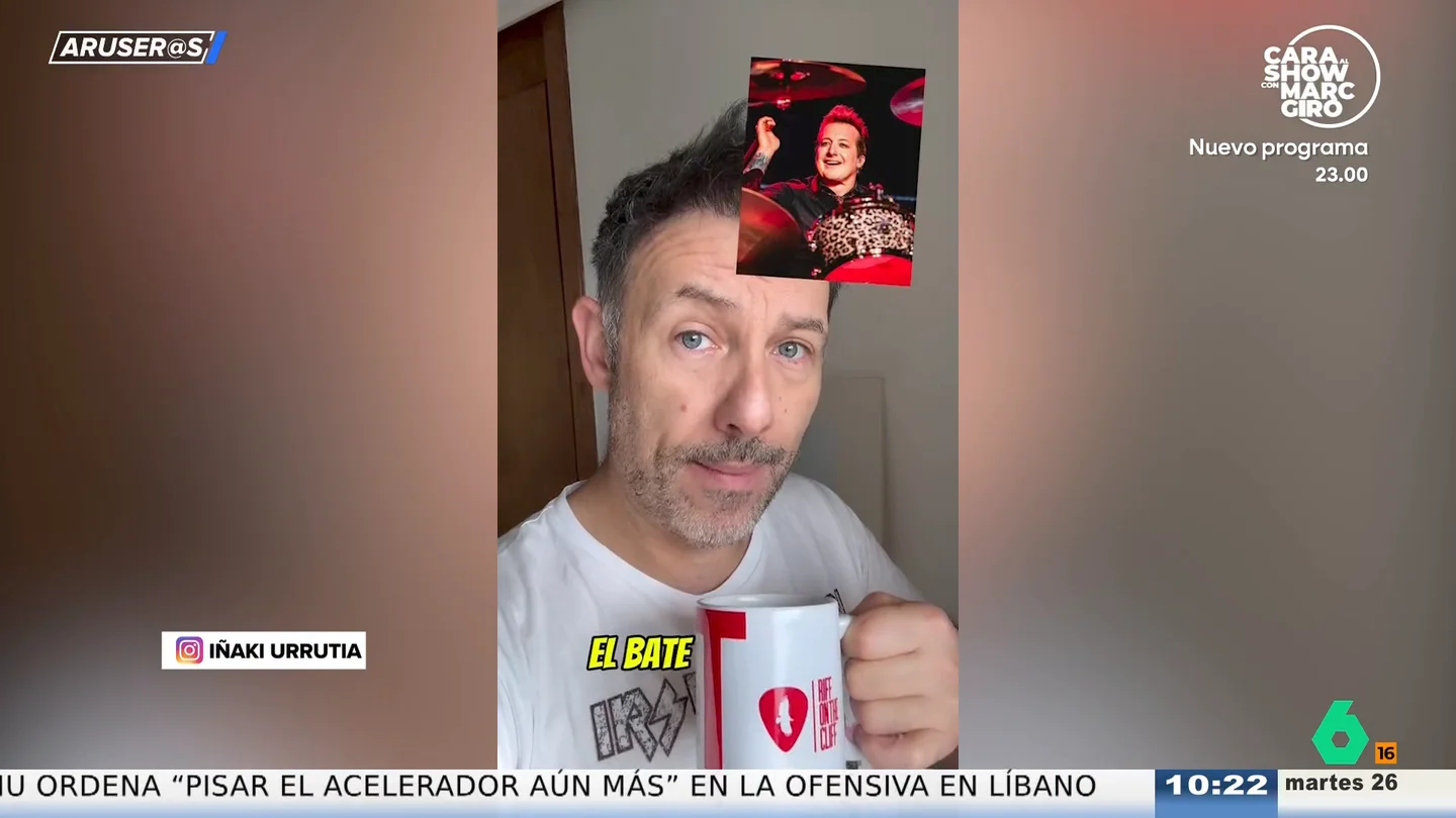 La cómica reflexión de Iñaki Urrutia sobre cómo los rockeros "a cierta edad" acaban pareciendo "tu tía la del pueblo" La cómica reflexión de Iñaki Urrutia sobre cómo los rockeros "a cierta edad" acaban pareciendo "tu tía la del pueblo"