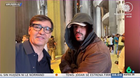 Alfonso Ar&uacute;s, del look de Bad Bunny con Salvador Illa en la Sagrada Familia: "Va a sudar como un cerdo"