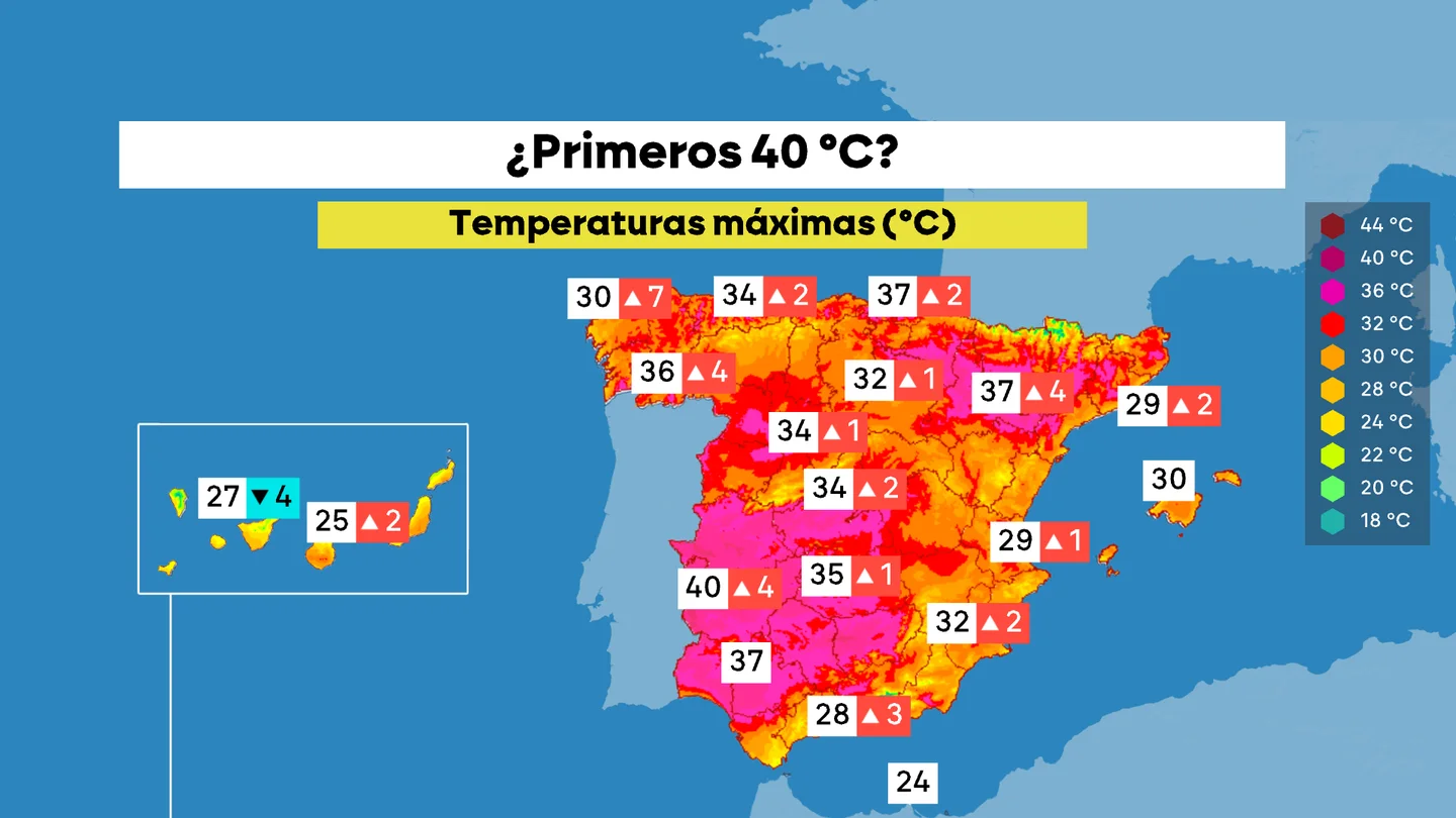 Altas temperaturas en mayo. Altas temperaturas en mayo.