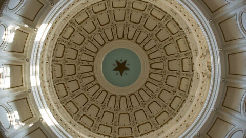 Interior de la cúpula del Capitolio de Texas