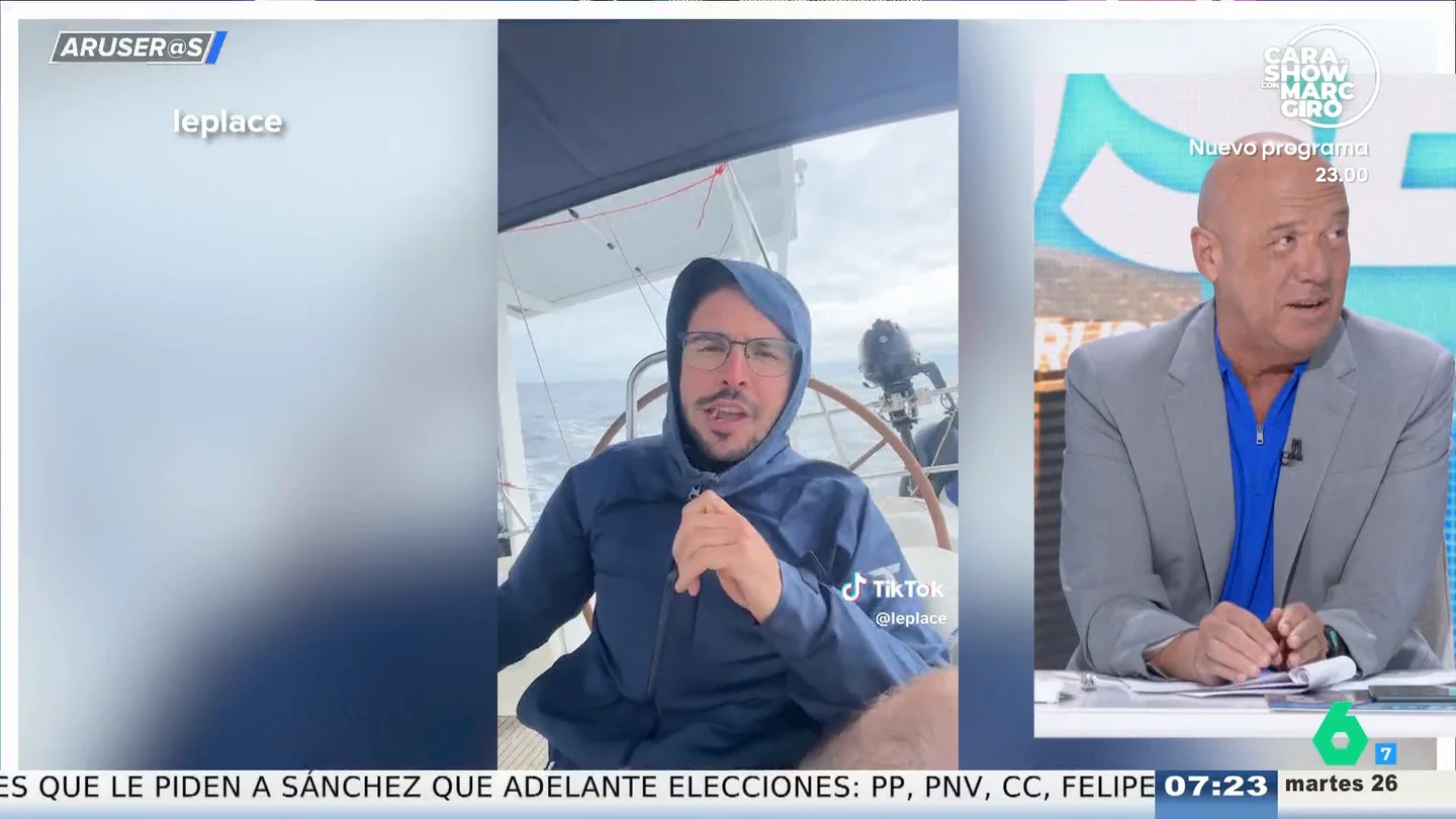 Alfonso Arús, sobre los cinco españoles que intentan cruzar el Atlántico en velero sin apenas experiencia: "No llegan" Alfonso Arús, sobre los cinco españoles que intentan cruzar el Atlántico en velero sin apenas experiencia: "No llegan"