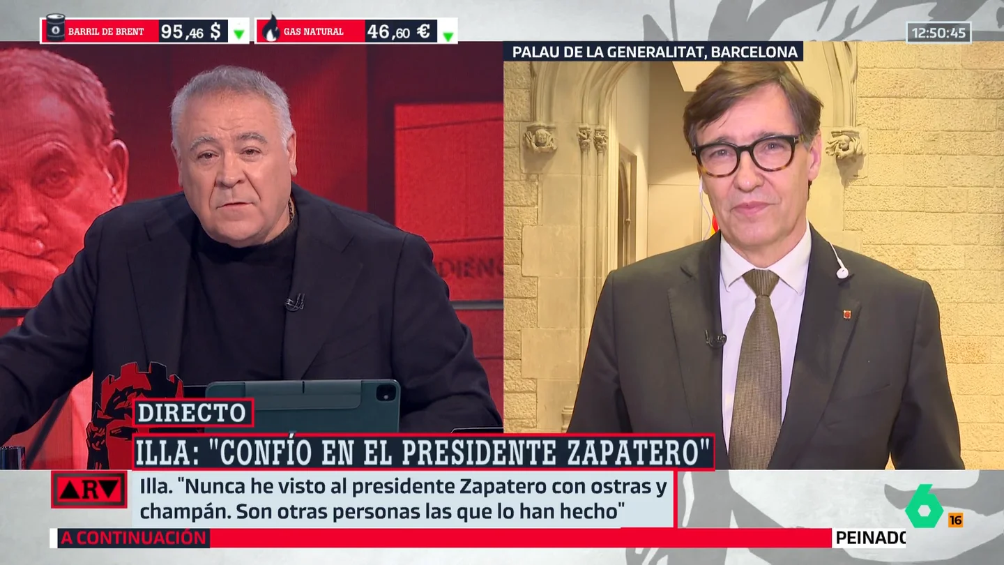 Salvador Illa defiende que la legislatura debe aguantar pese a las dificultades: "Hay razones poderosas para seguir" Salvador Illa defiende que la legislatura debe aguantar pese a las dificultades: "Hay razones poderosas para seguir"