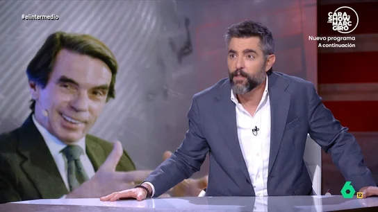 Dani Mateo, sobre el nuevo "el que pueda hacer, que haga" de Aznar: "Si fuera Sánchez, miraría si le ha dado like el Supremo" Dani Mateo analiza el vídeo que José María Aznar ha subido a su Instagram, donde a propósito del caso Zapatero ha recuperado su polémico "el que pueda hacer que haga". "Pensamiento de estadista, cuerpo de tronista", comenta.