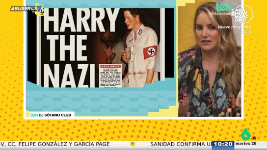 Alba Carrillo, sobre el disfraz del pr&iacute;ncipe Harry con la esv&aacute;stica: "No es por ser joven, es por ser gilipollas"