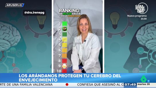 Estas son las mejores frutas para favorecer la longevidad: los ar&aacute;ndanos, en el n&uacute;mero 1