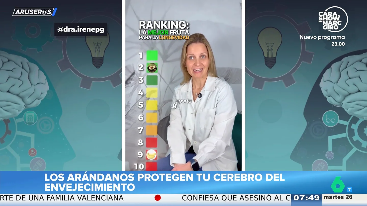 Estas son las mejores frutas para favorecer la longevidad: los arándanos, en el número 1 Estas son las mejores frutas para favorecer la longevidad: los arándanos, en el número 1