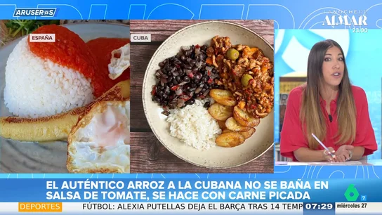 No lo llames 'arroz a la cubana' cuando es arroz con tomate: Cuba nos da una lección y nos enseña la receta original No lo llames 'arroz a la cubana' cuando es arroz con tomate: Cuba nos da una lección y nos enseña la receta original