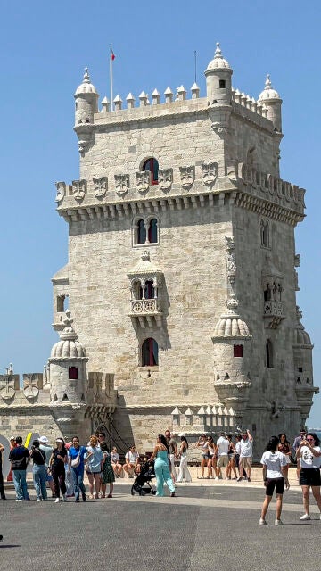 Torre de Bel&eacute;m, uno de los monumentos m&aacute;s famosos de Lisboa