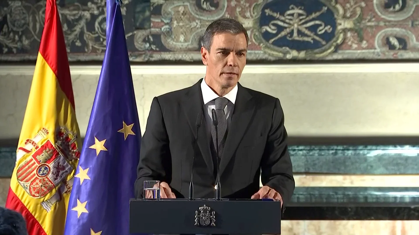 El presidente del Gobierno, Pedro Sánchez, desde El Vaticano El presidente del Gobierno, Pedro Sánchez, desde El Vaticano