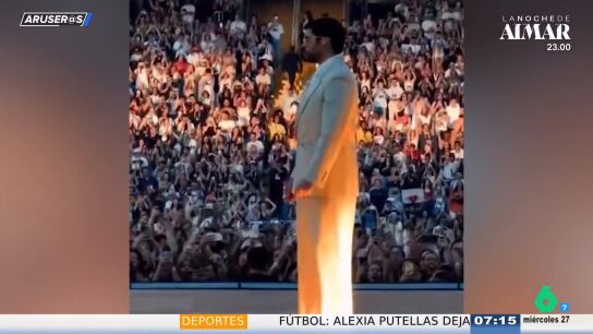 Bad Bunny sube (a&uacute;n m&aacute;s) la temperatura de Lisboa y canta en exclusiva 'Estamos bien' en su primer concierto