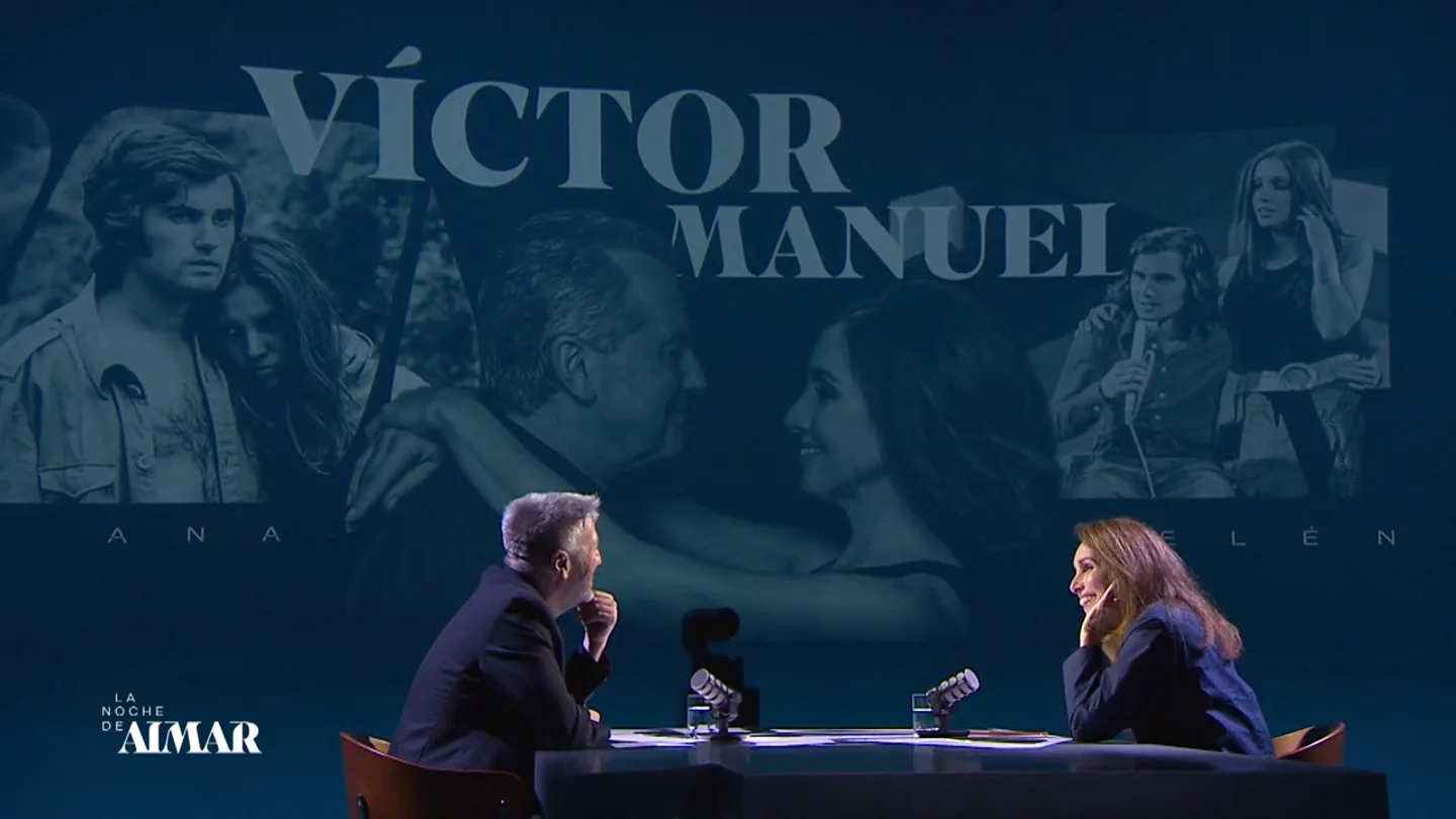 Los ojos de Ana Belén cuando habla de Víctor Manuel sorprenden a Aimar Bretos: "Me ha dado miles de razones para seguir admirándole" Los ojos de Ana Belén cuando habla de Víctor Manuel sorprenden a Aimar Bretos: "Me ha dado miles de razones para seguir admirándole"