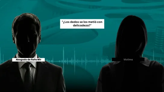 El abogado de Rafa Mir, a una de las víctimas, en el juicio por agresión sexual: "¿Los dedos se los metió con delicadeza?" El abogado de Rafa Mir, a una de las víctimas, en el juicio por agresión sexual: "¿Los dedos se los metió con delicadeza?"