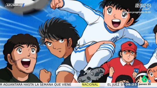 Alfonso Ar&uacute;s alucina con el cambio de 'Oliver y Benji' a 'Captain Tsubasa': "Los nuevos nombres no caben en la canci&oacute;n"
