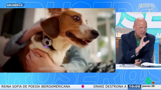 Alfonso Ar&uacute;s pone en duda el collar traductor de mascotas: "Si dice que tiene hambre y no come, algo falla"