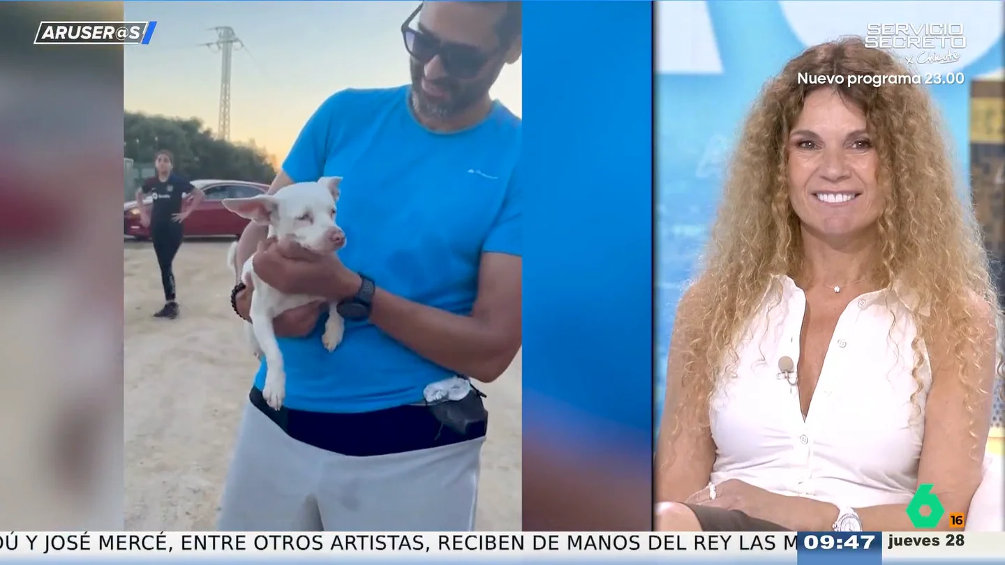 Los Aruser@s celebran el rescate de Dori, la perrita ciega y sorda desaparecida en Badalona Los Aruser@s celebran el rescate de Dori, la perrita ciega y sorda desaparecida en Badalona