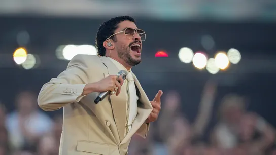 Bad Bunny en un concierto en Barcelona Bad Bunny en un concierto en Barcelona